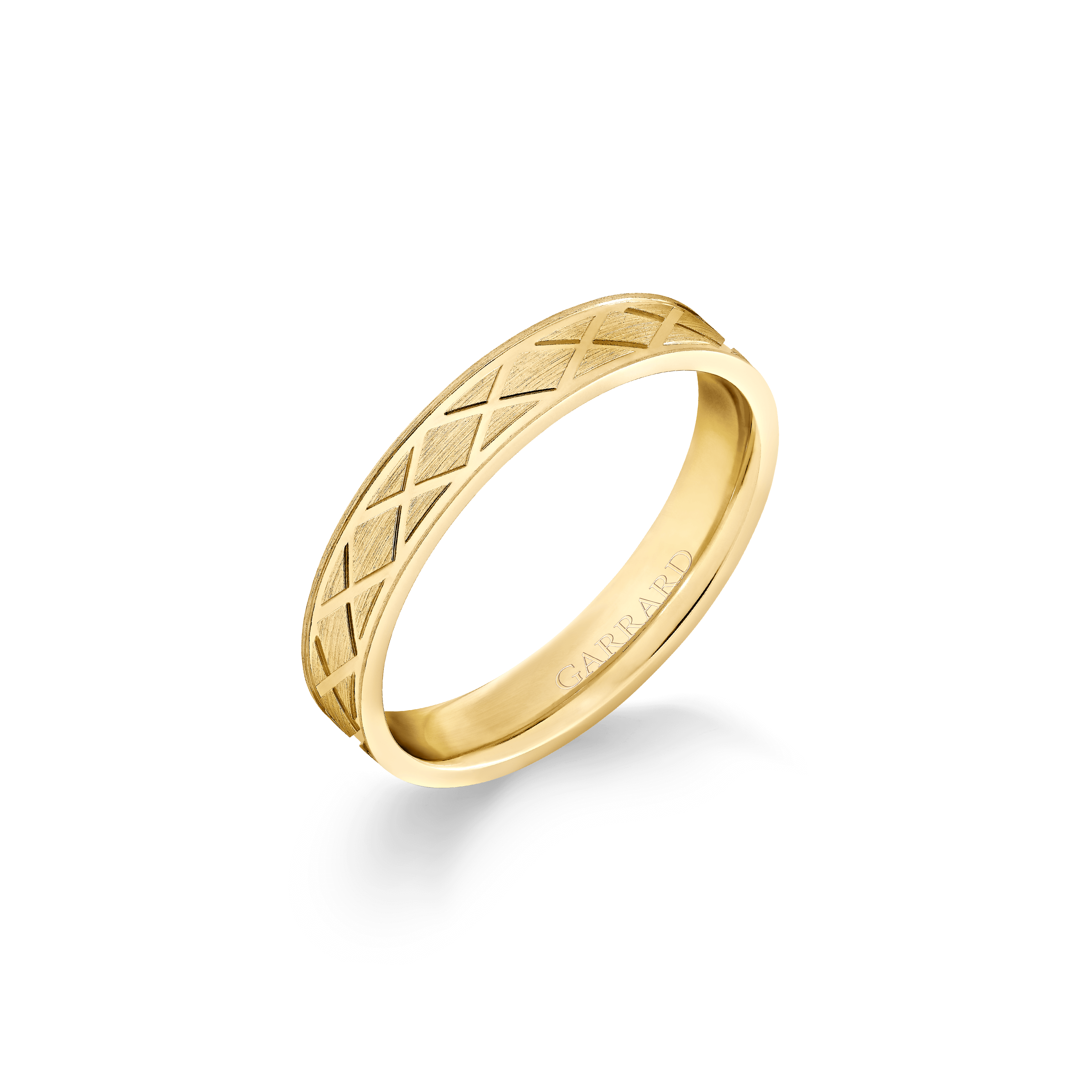 Signature Flat Court Wedding Ring in 18ct Yellow Gold | 4mm