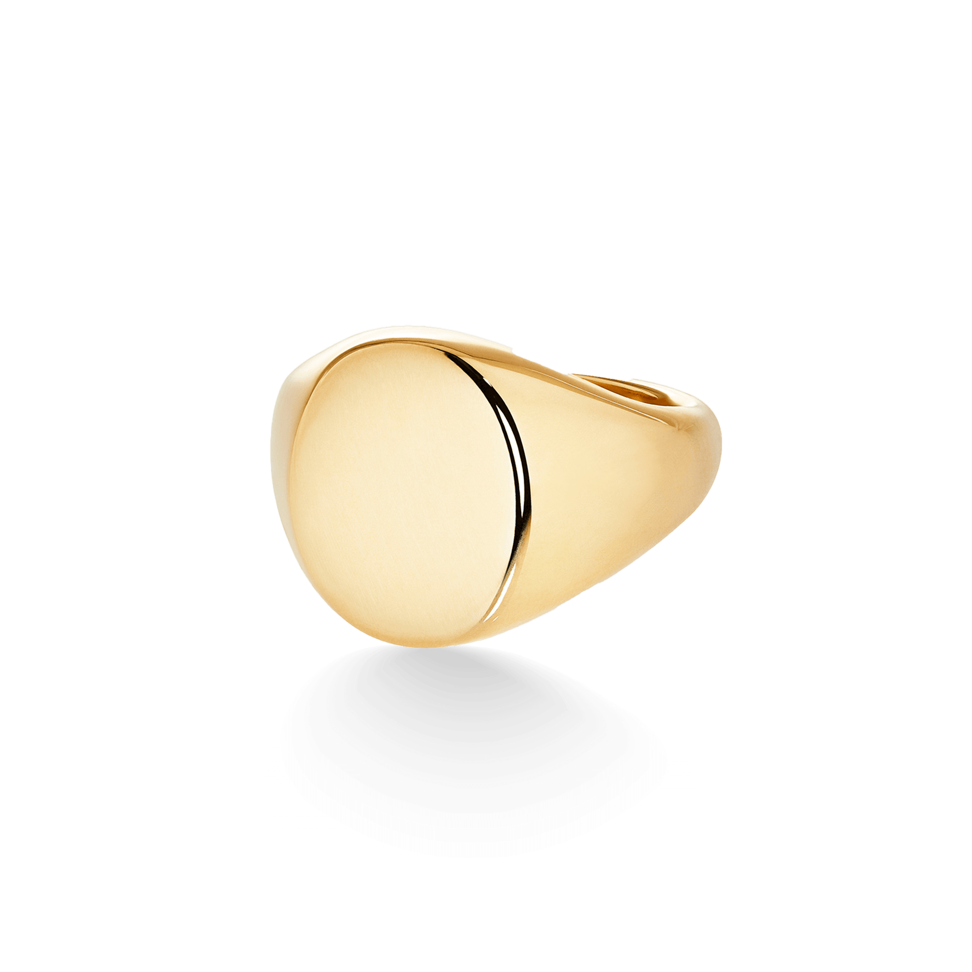 Garrard Signet Ring Small Oval Yellow Gold
