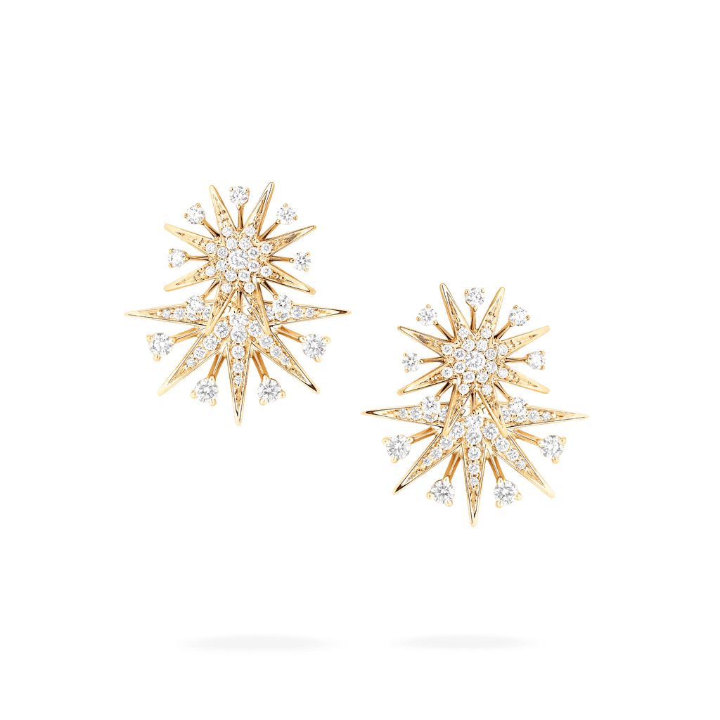 Garrard Starlight Jewellery Collection Diamond Jacket Earrings In 18ct Yellow Gold 2019153