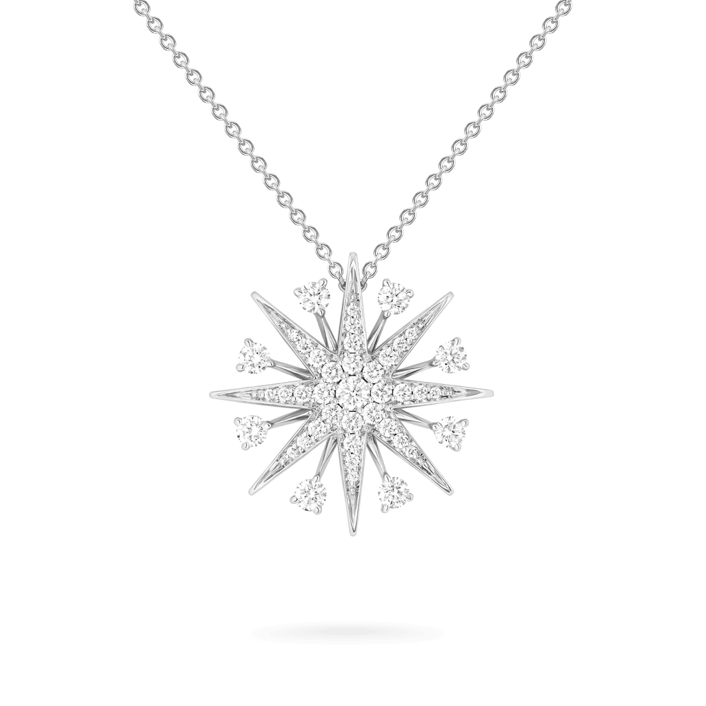 Garrard Starlight Jewellery Collection Diamond Pendant In 18ct White Gold 2019148