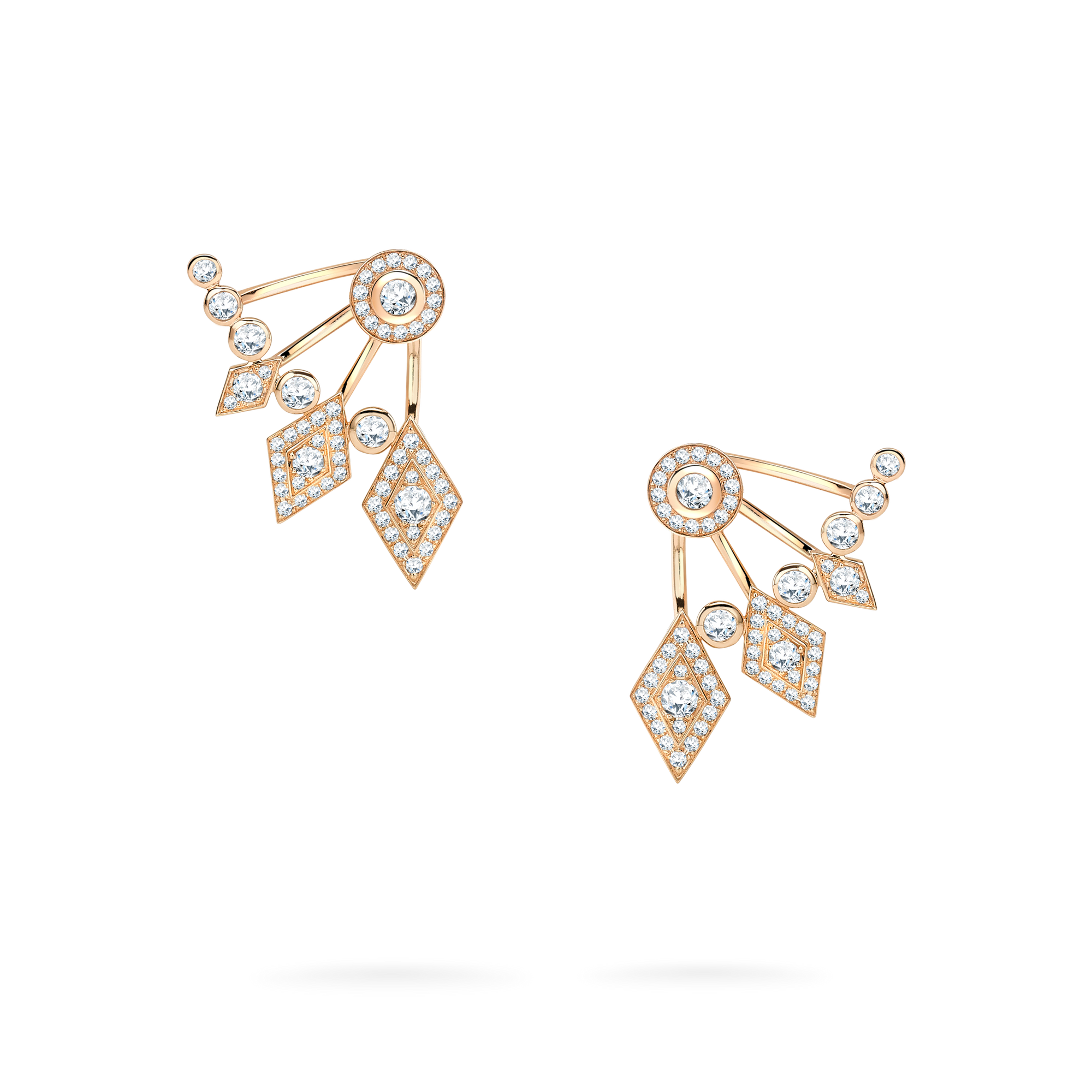 Albemarle Diamond Ear Climbers | In 18ct Yellow Gold