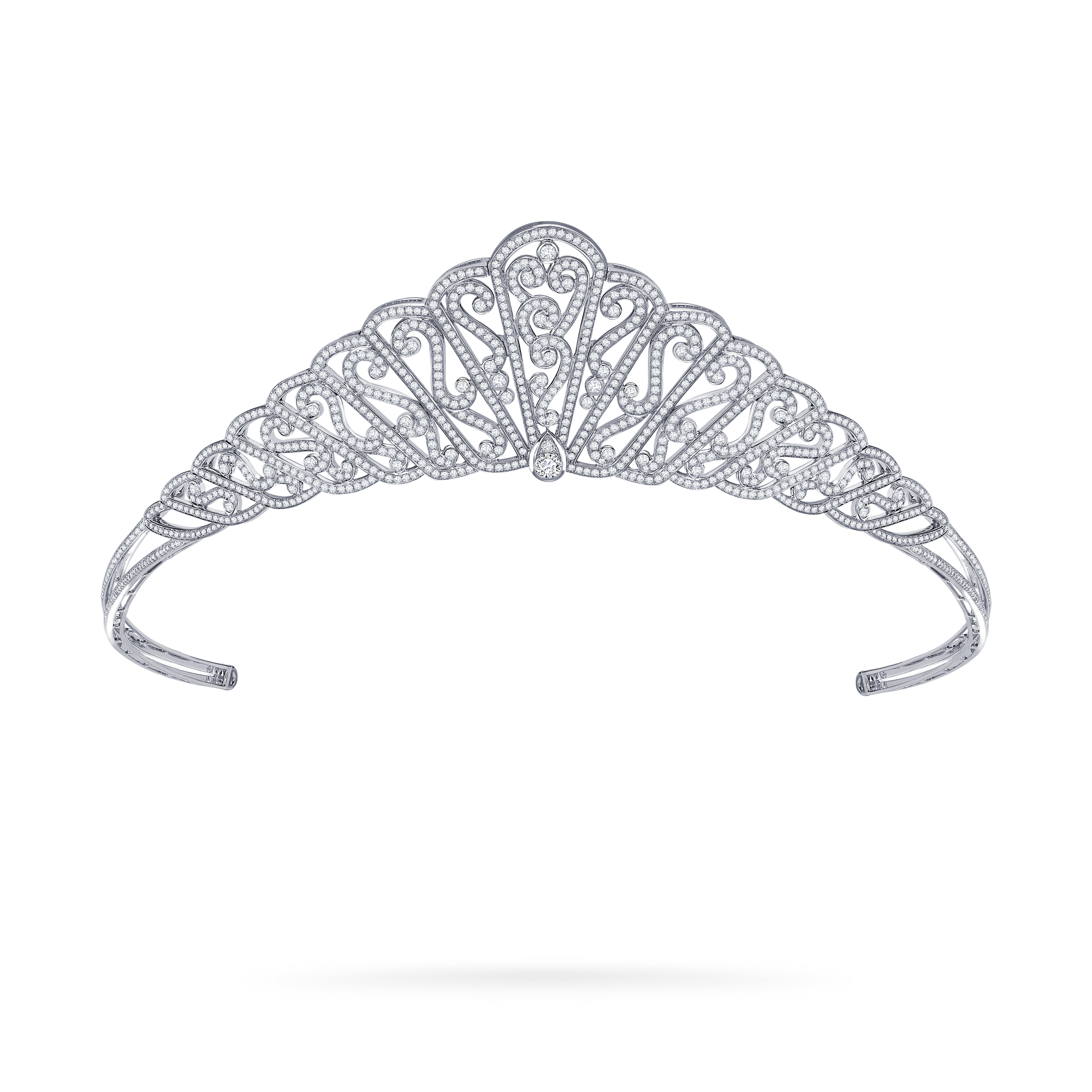 Alice High Jewellery Transformative Diamond Tiara | In 18ct White Gold with Diamonds