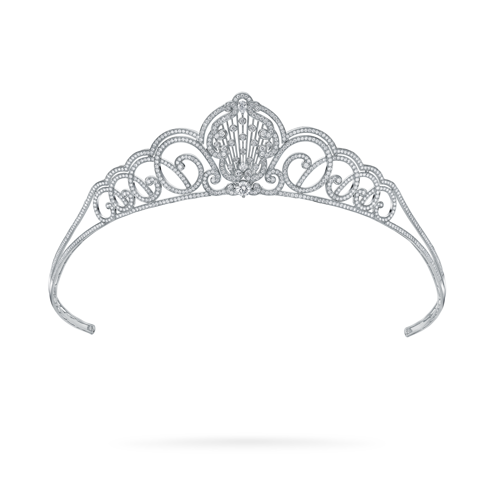 Beatrice High Jewellery Transformative Diamond Tiara | In 18ct White Gold with Diamonds