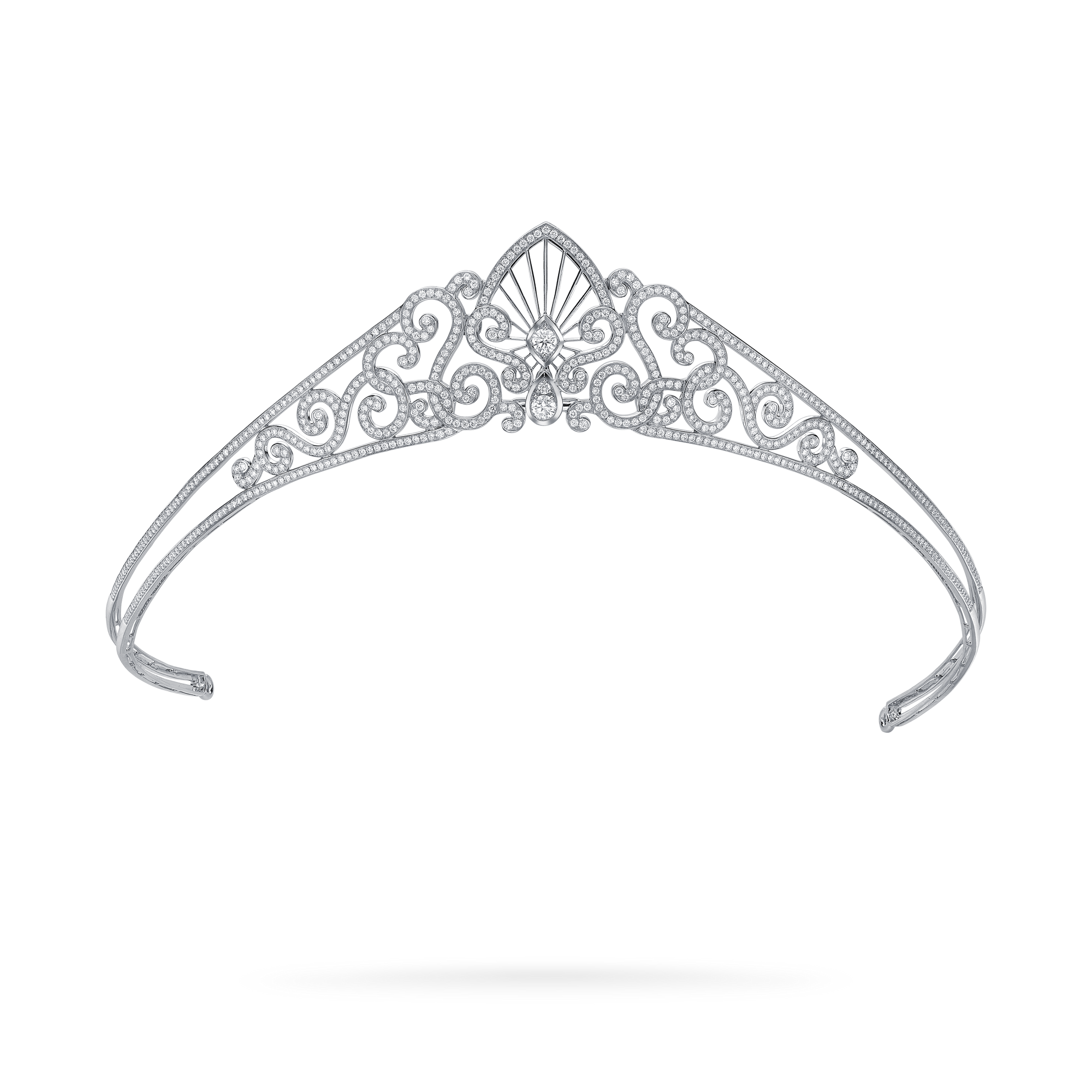 Charlotte High Jewellery Transformative Diamond Tiara | In 18ct White Gold with Diamonds