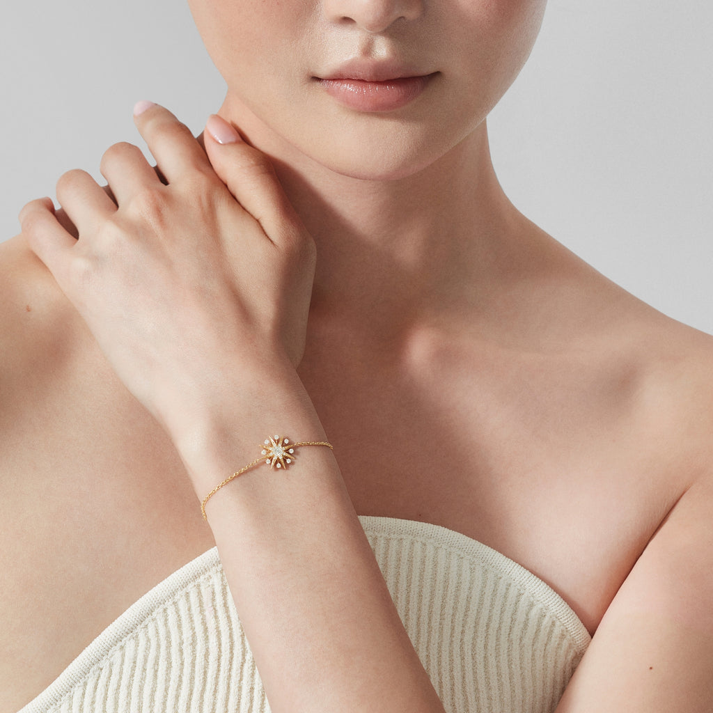 Starlight Mini Icons Diamond Bracelet | In 18ct Yellow Gold