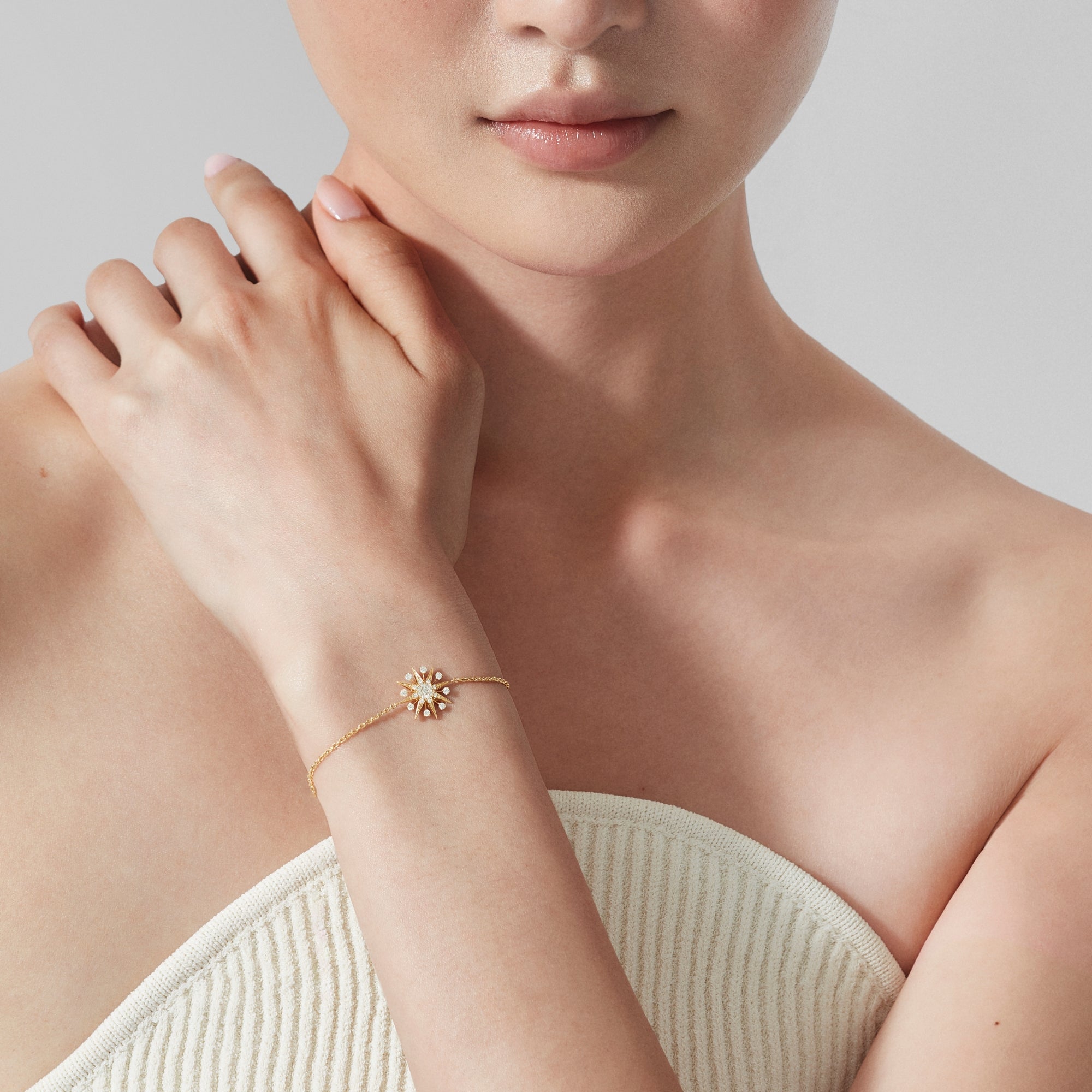 Starlight Mini Icons Diamond Bracelet | In 18ct Yellow Gold