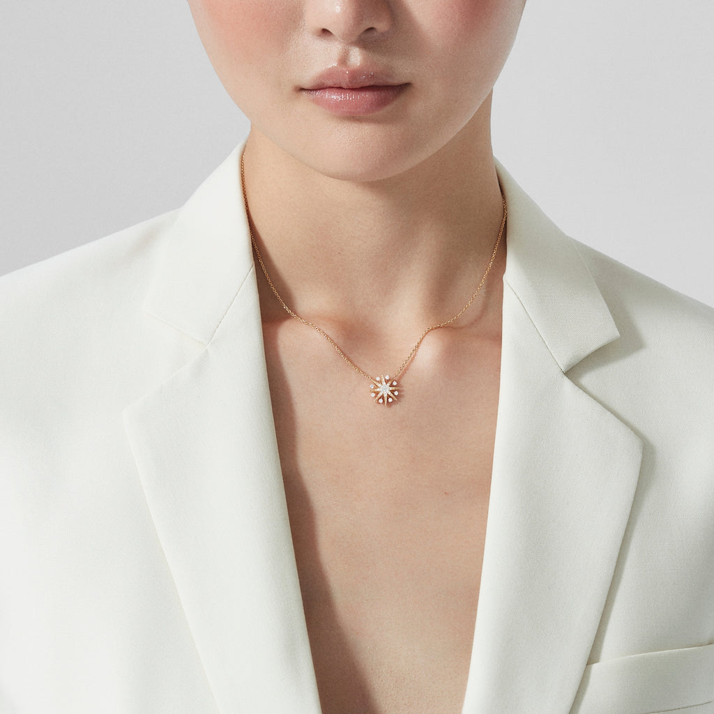 Starlight Mini Icons Diamond Pendant | In 18ct Yellow Gold